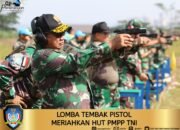 Lomba Tembak Pistol Meriahkan HUT PMPP TNI
