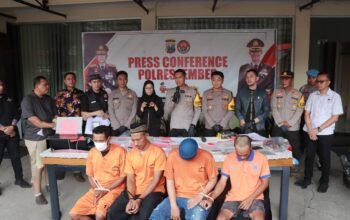 Polisi Berhasil Ungkap Jaringan Curanmor di Jember Empat Pelaku dan Penadah Diamankan 15 unit Motor Disita