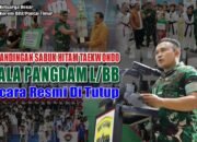 Pertandingan Sabuk Hitam Taekwondo Piala Pangdam l/BB Secara Resmi di Tutup