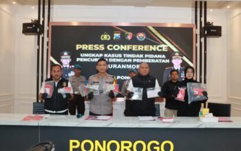 Polres Ponorogo Ungkap Kasus Curanmor, Tersangka Residivis Diamankan