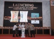 Kapolres Blitar Bersama Kapolda Jatim dan Forkopimda Jawa Timur Tanam Jagung Serentak 1 Juta Hektar Kegiatan dilanjutkan Launching benih jagung bhayangkara di Polres Blitar.