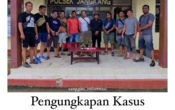 PolsekJangkang,Polres Sanggau.Ungkap Kasus Narkotika.