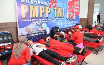 PMPP TNI GELAR DONOR DARAH MENYAMBUT HUT PMPP TNI KE-18