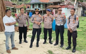 Kapolres Pesawaran Tinjau Tanah Hibah Warga untuk Pos Sat Polairud di Pulau Pahawang