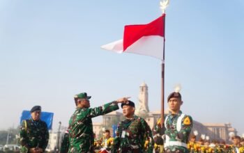 Wakasad Pimpin Kontingen Patriot Indonesia dalam Defile Perayaan Hari Republik India ke-76