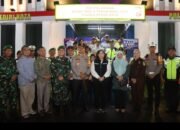 Kapolres Kediri Kota Bersama Forkopimda Monitoring Pergantian Malam Tahun Baru dan Berikan Semangat di Pos Pam