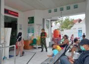 Babinsa Jayengan Pemantauan UPTD Puskesmas Jayengan