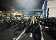 Polres Blitar Kota Gelar Patroli Skala Besar Tertibkan Balap Liar dan Knalpot Brong