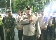 Ciptakan Rasa Aman dan Kondusif Kapolsek Pimpin Apel Gabungan Cipta Kondisi Dengan Melakukan Patroli Biru