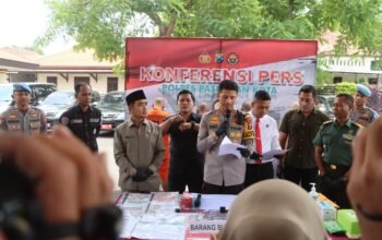 Polres Pasuruan Kota Amankan 4 Tersangka Penipuan Berkedok Program Makan Bergizi Gratis