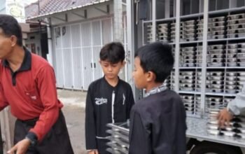 Bentuk Sinergitas, Polres Purwakarta Lakukan Pendampingan Program Pemberian Makan Bergizi Gratis