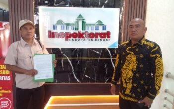 Haji Topan Layangkan Surat Audensi ke Kantor Inspektorat