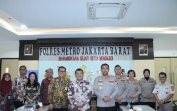 Kapolres Metro Jakbar Terima Kunjungan Kerja Kantor Wilayah DJP Jakarta Barat dan KPP Pratama Jakarta Palmerah