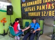 Yonkav 12/BC Rayakan HUT KAVAD di Perbatasan RI-Malaysia