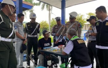 Operasi Keselamatan Semeru 2025, Polres Kediri Gelar Tes Urine di Terminal Pare