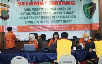 Polres Metro Jakarta Barat Gelar Medical Check Up Berkala untuk Personel