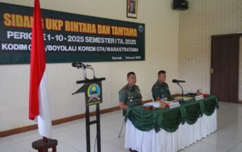 Dandim Boyolali Pimpin Langsung Sidang Jabatan