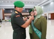 Kukuhkan Ibu Raksakarini Sri Sena, Ini Pesan Pangdam Kepada Seluruh Kowad Kodam XII/Tpr