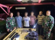 Satgas Yonif 131 Kembali Amankan Pembawa Paket Ganja di Perbatasan Papua