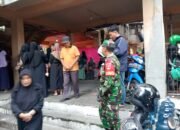 Merasa Kehilangan Warganya, Babinsa Jayengan Takziah di Rumah Duka