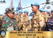 Satgas MTF TNI XXVIII-O/UNIFIL Tiba di Tanah Air
