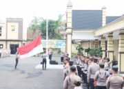 Kapolres Kediri Kota Pimpin Upacara Hari Kesadaran Nasional