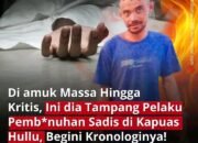 Terduga Pelaku Pembunuhan Di Nanga Suruk Kecamatan Bunut Hulu, Kabupaten Kapuas Hulu Dihakimmi Massa.
