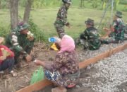 Senyum, Pisang Rebus, Dan Kopi Temani Satgas TMMD Reg ke 123 Kodim Boyolali