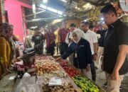 Satgas Pangan Polres Mojokerto Kota Sidak Pasar Stok Bapokting Jelang Ramadhan Stabil