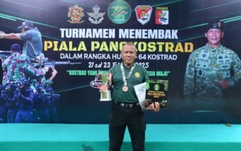 Danpasmar 1 Borong Prestasi Pada Kejuaraan Menembak Piala Pangkostrad