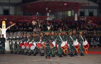 Drumband Kartika Bahana Nusantara Tampil Memukau di Closing Ceremony IIMS 2025