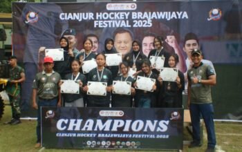 Membentuk Atlet Hoki Cianjur bersama Yonif 300/BJW dan Federasi Hockey Indonesia