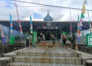 Semangat Kebersamaan, Satgas Yonzipur 5/ABW Karya Bhakti Bersihkan Masjid Sambut Datangnya Bulan Ramadhan