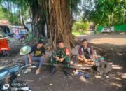 Dimanapun Tempatnya Berada Babinsa Kemlayan Hadir dan Jalin Komunikasi Dengan Warganya