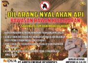 PT Nova Anugrah Abadi Khususnya PT. Artu Pasang Plang Himbauan Dalam Wilayah Perkebunan.