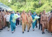 Pemerintah Kabupaten Pesisir Barat Sambut Kedatangan Bupati Dan Wakil Bupati Pesisir Barat