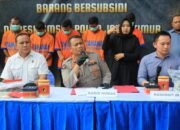 Polda Jatim Berhasil Ungkap Kasus Oplos LPG di Jombang Empat Tersangka Diamankan