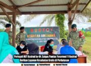 Peringati HUT Kostrad ke-64, Satgas Pamtas Yonarmed 11 Kostrad Berikan Layanan Kesehatan Gratis di Perbatasan