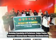 Sentuhan Kepedulian di Perbatasan, Satgas Pamtas Yonarmed 11 Kostrad Gelar Pelayanan Kesehatan Gratis