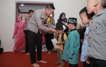 Ramadhan Berkah, Polres Jember Gelar Buka Puasa Bersama Anak Yatim