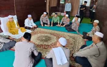 Jaga Silaturahmi & Kedamaian Ramadhan, Kapolres Langkat Bersilaturahmi ke Tuan Guru Besilam Babussalam