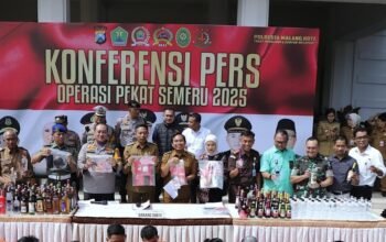 Walikota Apresiasi Polresta Malang Kota Sukses Tekan Kriminalitas di Operasi Pekat Semeru 2025