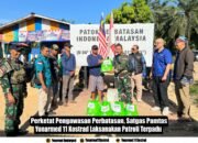 Perketat Pengawasan Perbatasan, Satgas Pamtas Yonarmed 11 Laksanakan Patroli Terpadu