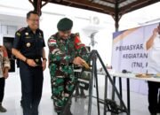 Dansatgas Pamtas Yonarmed 11 Kostrad Hadiri Bersih-Bersih di Lapas Nunukan, dalam Peringatan Hari Bhakti Pemasyarakatan Ke-61