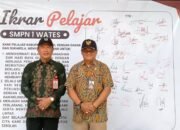 SMPN 1 Wates Gelar Ikrar Pelajar Cetak Siswa Siswi Berkarakter Dan Berbudi Luhur