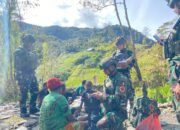 Satgas TNI Hadirkan Yankes Gratis Di Kampung Wombru Distrik Sinak Barat