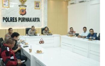 Polres Purwakarta Ikut Zoom Meeting Dalam Rangka Kesiapan Pengamanan Ops Ketupat Lodaya 2025