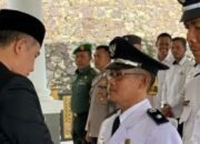 Lantik Penjabat Kepala Desa Khepong Jaya dan Sukaraja, Bupati Pesawaran Dorong Pemimpin Desa Jaga Kerukunan