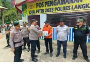 Wakapolres Langkat Kunjungi Pos Pengamanan Objek Wisata Tangkahan