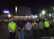 Polres Kediri Kota Gelar Patroli Skala Besar Cegah Gangguan Kamtibmas Arus Balik